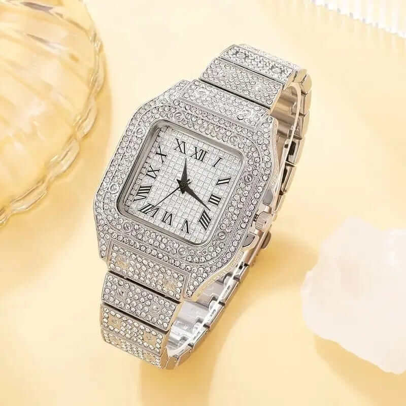 2Pcs Set Diamond Women Watches - A&S Direct