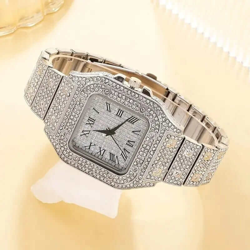 2Pcs Set Diamond Women Watches - A&S Direct