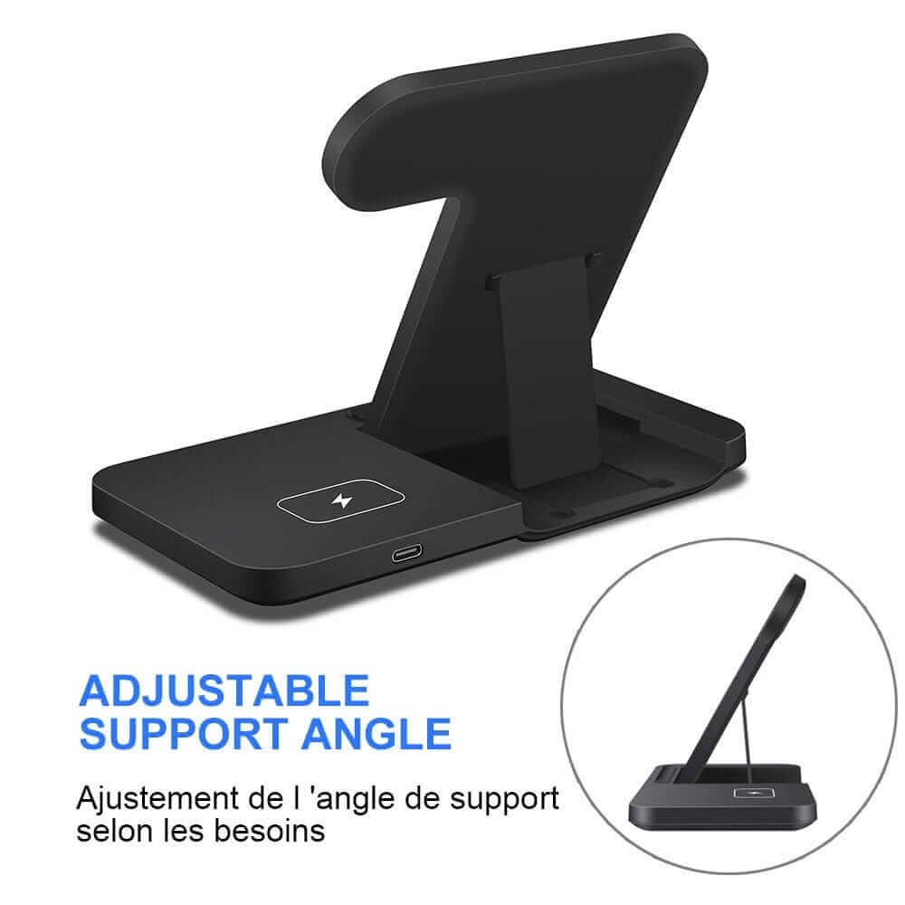 3in1 Wireless Fast Charger Dock Station - A&S Direct