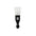 A&S Direct Black / 6 X 18 CM Anti Static Metal Afro Pick Comb