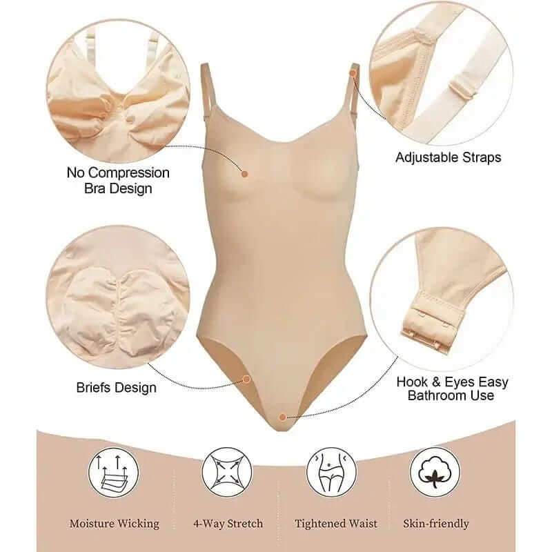 A&S Direct Bodysuit Shapewear Underwear