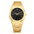 A&S Direct Gold Black Stainless Steel Watch For Men