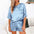 A&S Direct Sky Blue / S Summer Satin Pajamas Set Women