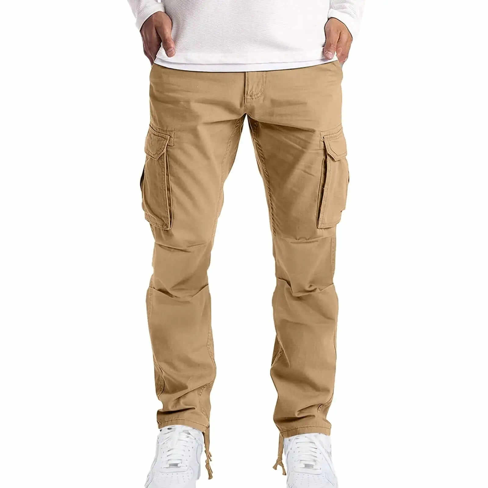 A&S Supply Khaki / 2XL Relax Cargo Pants