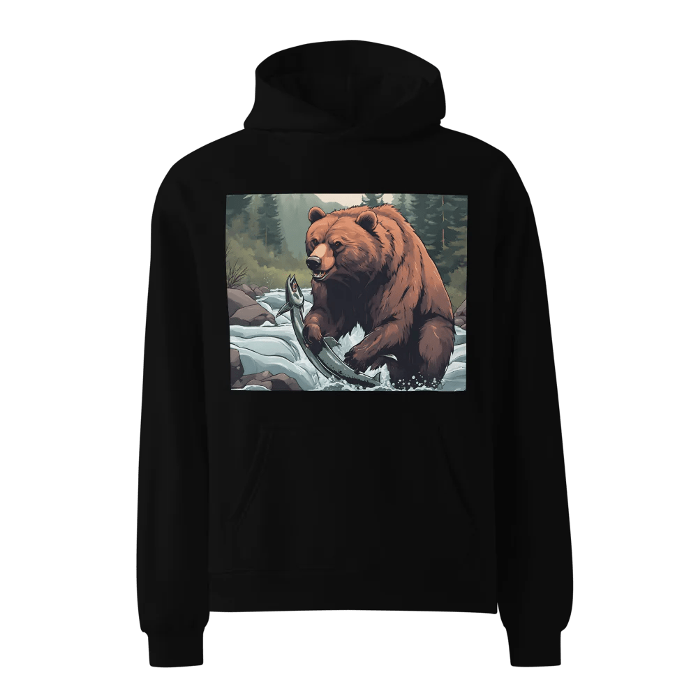 Angry Bear Unisex Oversized Hoodie - A&S Direct