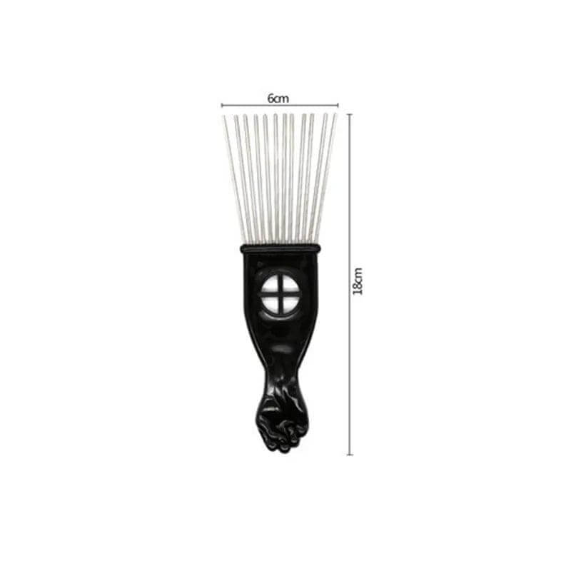 Anti Static Metal Afro Pick Comb - A&S Direct