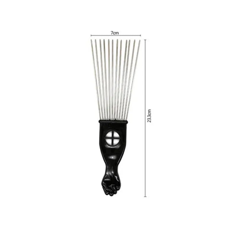 Anti Static Metal Afro Pick Comb - A&S Direct