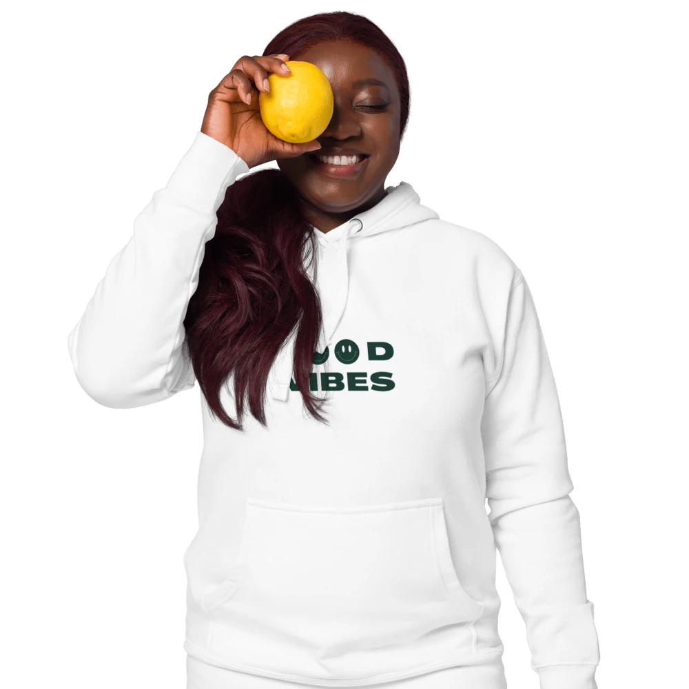 Good Vibes Unisex Premium Hoodie - A&S Direct