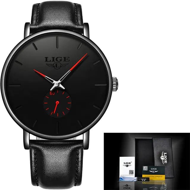 LIGE™ Minimalist Mens Watch - A&S Direct