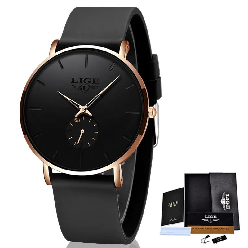 LIGE™ Minimalist Mens Watch - A&S Direct