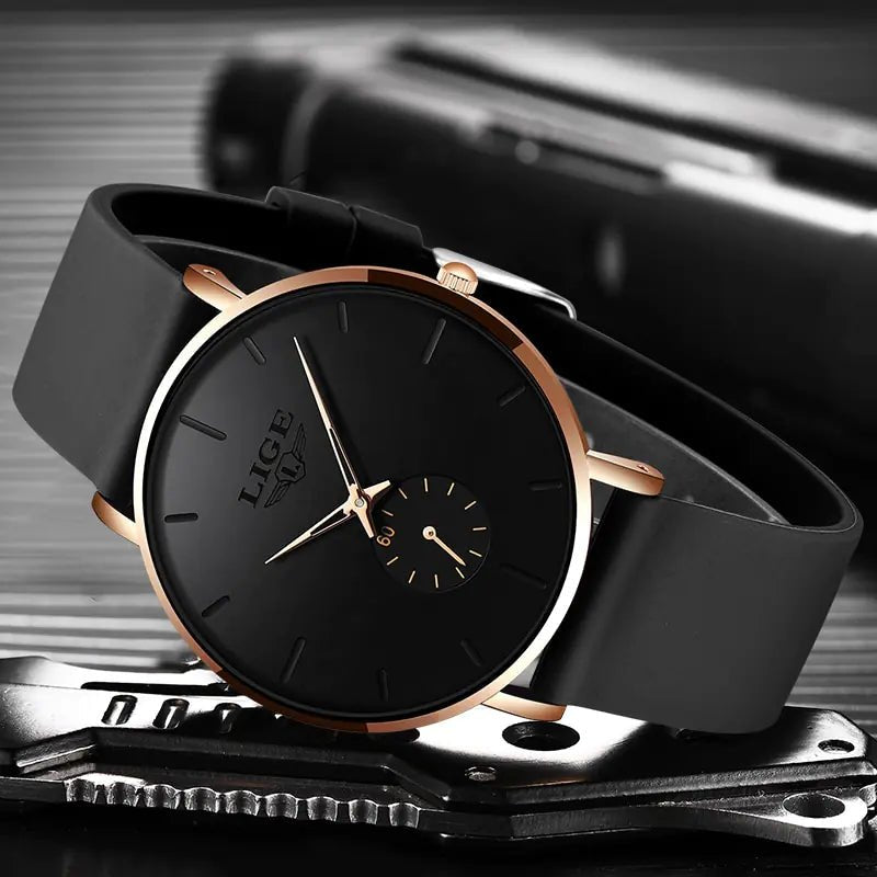 LIGE™ Minimalist Mens Watch - A&S Direct