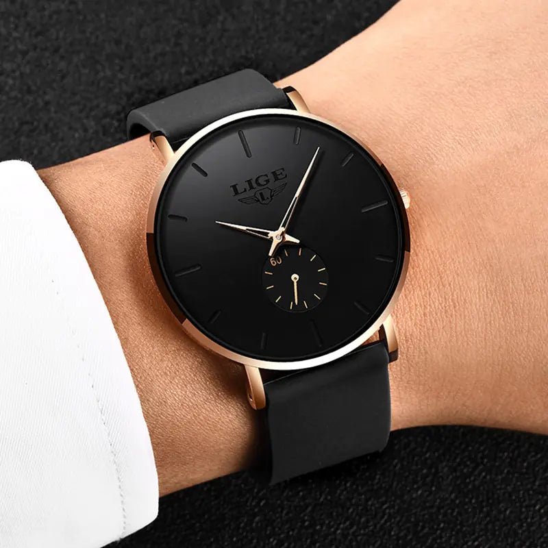 LIGE™ Minimalist Mens Watch - A&S Direct