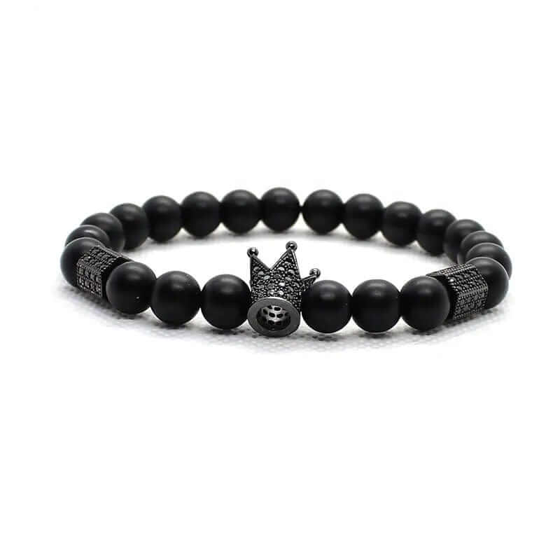 Matte Oxyn Stone Beads Bracelet - A&S Direct