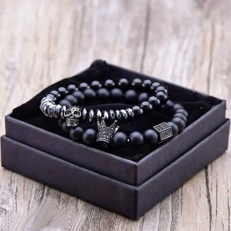 Matte Oxyn Stone Beads Bracelet - A&S Direct