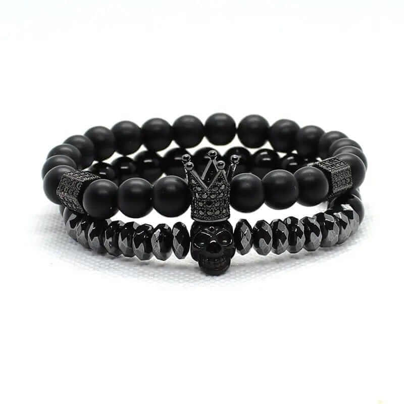 Matte Oxyn Stone Beads Bracelet - A&S Direct