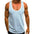 Men's Striped Sleeveless O Neck Tank Tops for Summer Beach and Holidays - A&S Direct