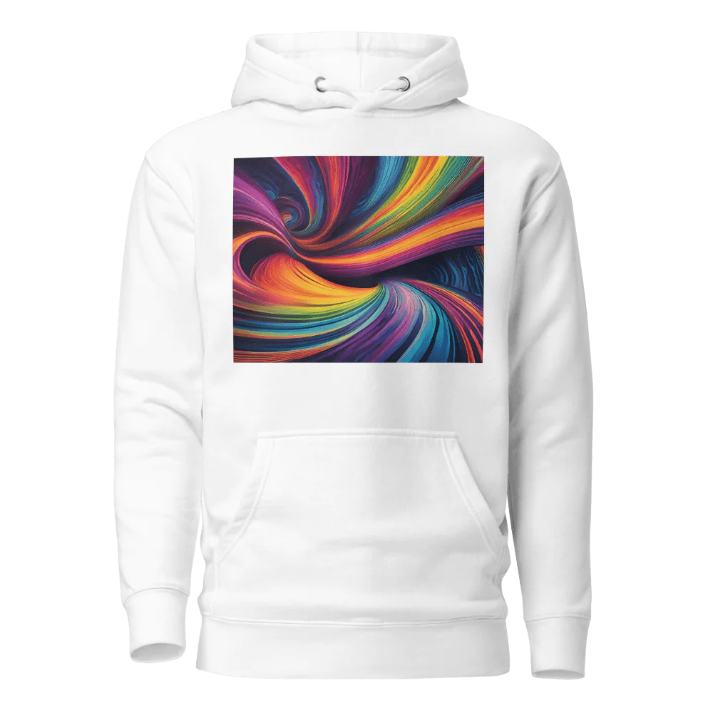 Psychedelic Rainbow Unisex Premium Hoodie - A&S Direct