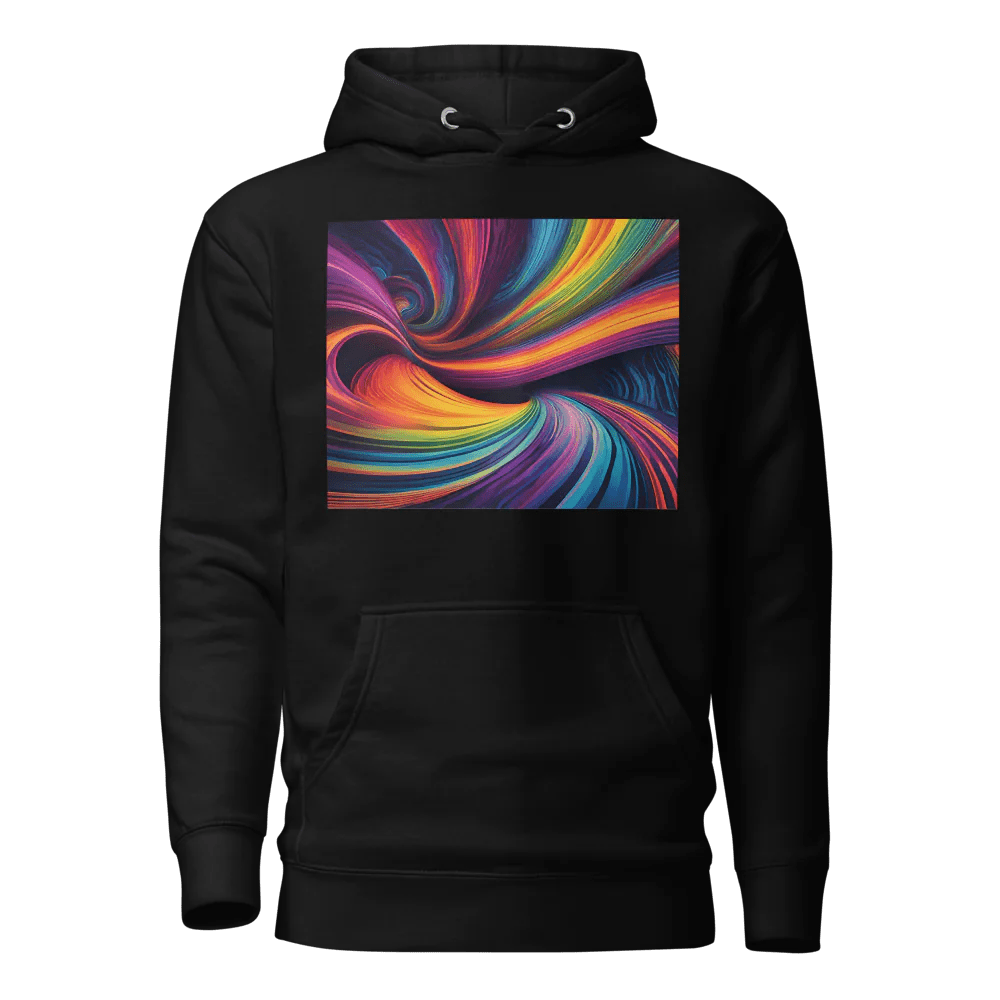 Psychedelic Rainbow Unisex Premium Hoodie - A&S Direct