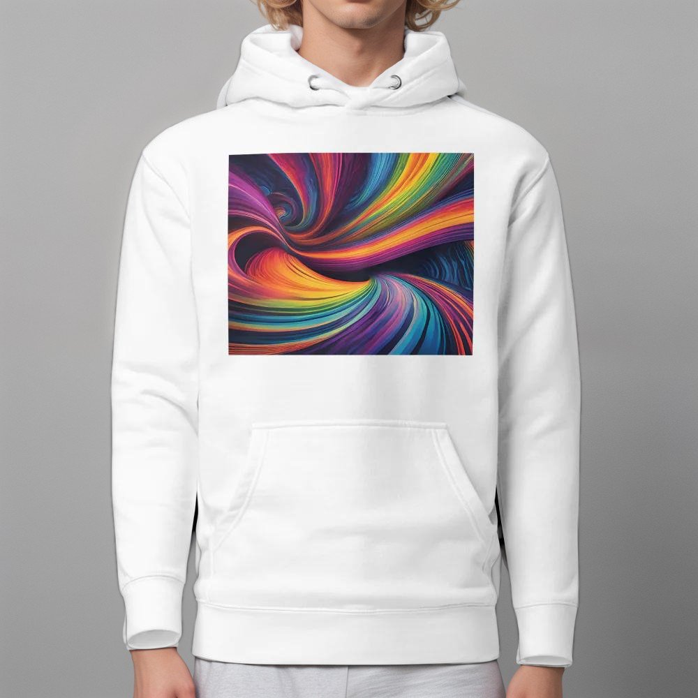 Psychedelic Rainbow Unisex Premium Hoodie - A&S Direct