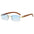 Rectangle Fashion Rimless Sunglasses - A&S Direct