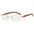 Rectangle Fashion Rimless Sunglasses - A&S Direct