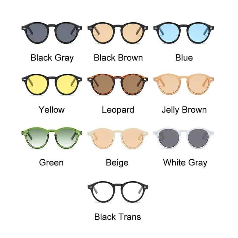 Retro Round Sunglasses - A&S Direct