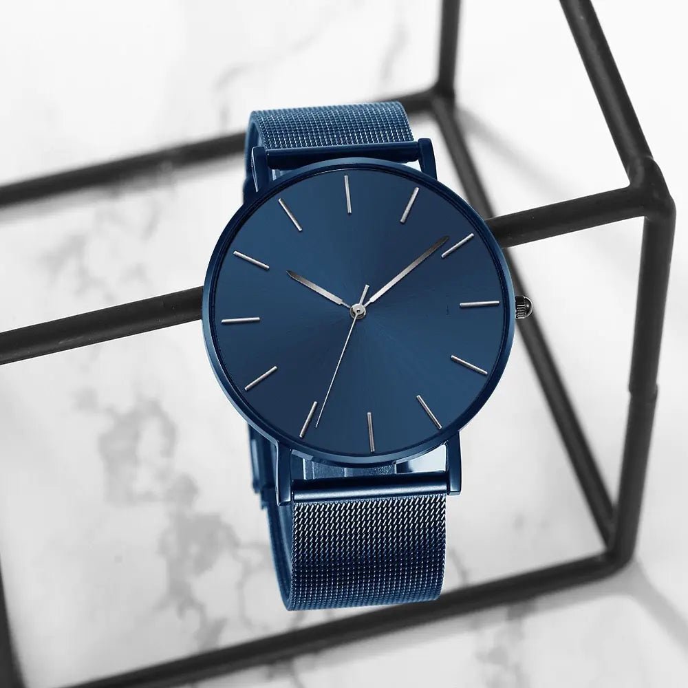 Ultra-Thin Magnetic Mesh Sport Watch - A&S Direct