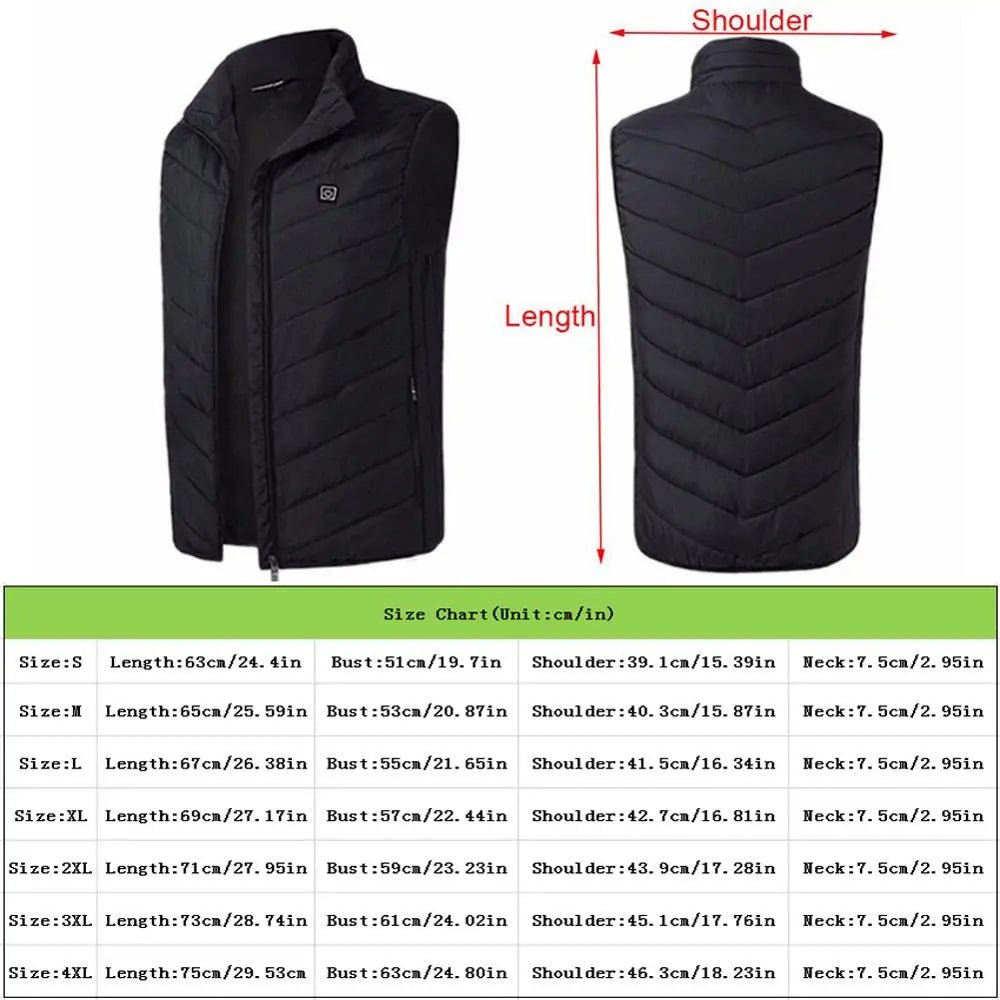 Warmzy™ Thermal Heated Vest - A&S Direct