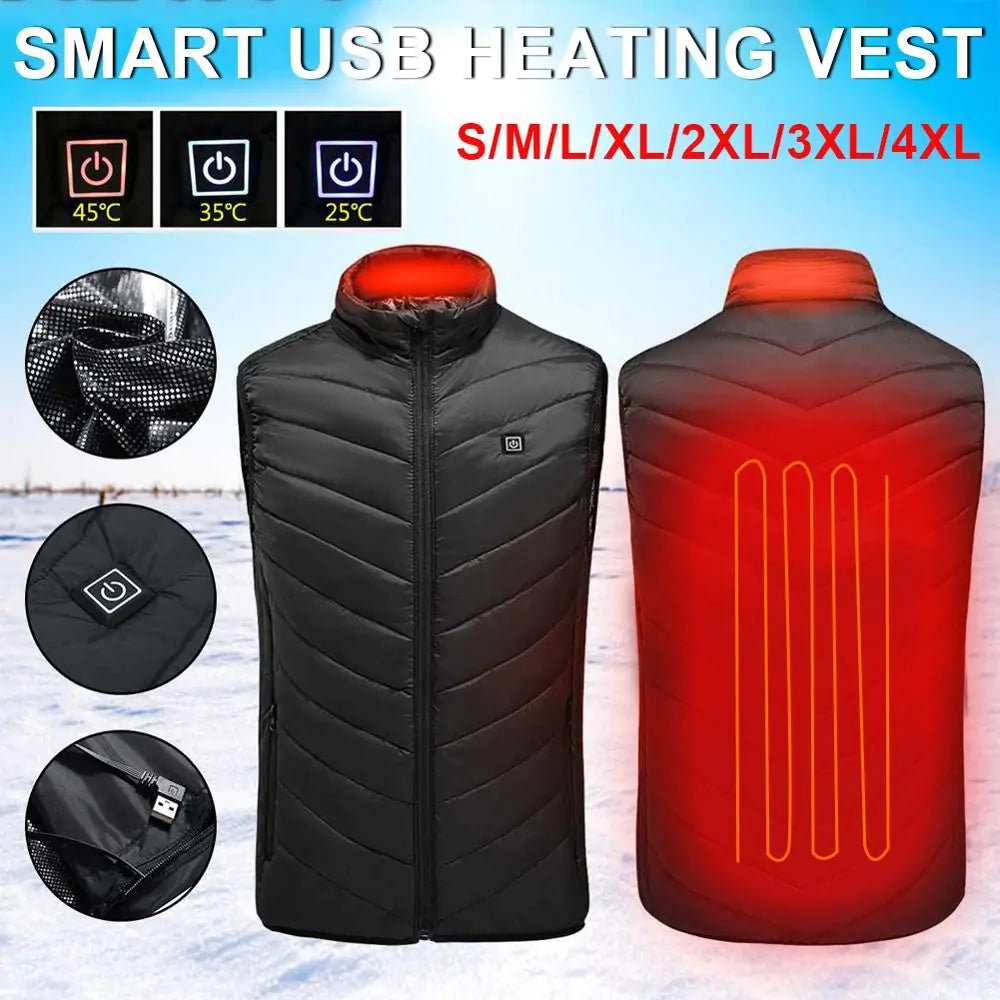 Warmzy™ Thermal Heated Vest - A&S Direct